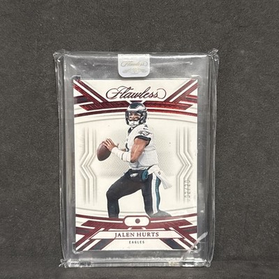 2023 Panini Flawless Jalen Hurts #53 02/20 Ruby Red Philadelphia Eagles 