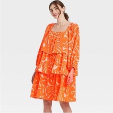Who What Wear Balloon Long Sleeve Dress XS