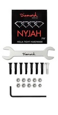 Diamond Supply Co. Nyjah Huston Pro Hardware 7/8″ Black/ Silver