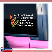 8 Inches Vinyl Waterproof Bumper Sticker Funny Sarcastic Humor Car Window 8 Inches Vinyl Waterproof Bumper Sticker Funny Sarcastic Humor Car Window