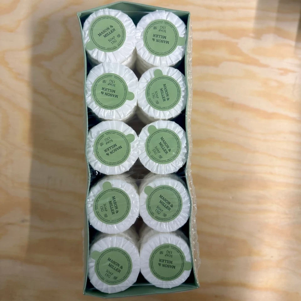 Mason & Miller Guest Soap 50 x 15g - Individually Wrapped, Ideal for Hotels BNB - Image 3 of 4