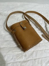 Vintage Leather Shoulder Bag TAN Binocular Case, Bag, Purse, Straps