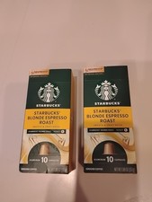 20 STARBUCKS BY NESPRESSO BLONDE ESPRESSO ROAST CAPSULES - NIB