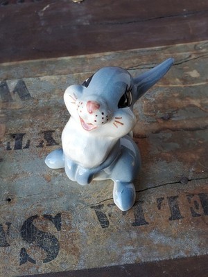 Vintage Thumper Figurine 1940s Disney American Pottery Evan K Shaw 4''
