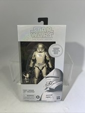 Star Wars Black Series First Order Jet Trooper Figure Carbonized W Case  ML