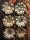 300g Sterling 6 Reed & Barton Francis I Sterling Silver Nut / Bon Bon Dishes