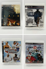 PS3 Game Lot Lair Battlefield Bad Company 2 Virtua Tennis 3 Disney Infinity