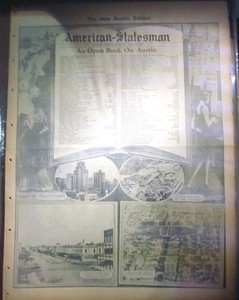 AUG 26, 1928 BOUND NEWSPAPERS #2490- AMERICAN-STATESMAN, AUSTIN, TEXAS- 14 PAGES