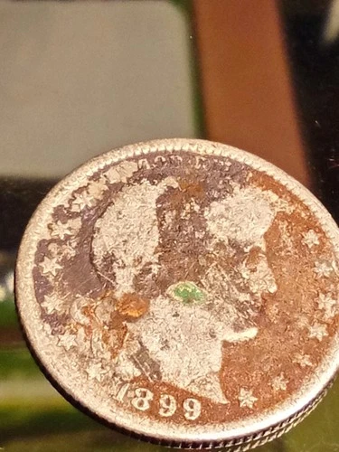 1899 O Barber Quarter VERY GOOD