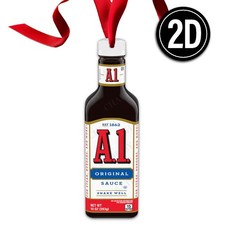A1 Steak Sauce Acrylic Christmas Ornament Bottle Condiment Kitchen Gift 131