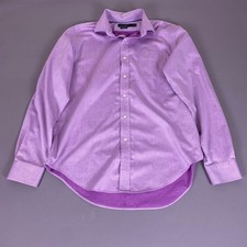 Lauren Ralph Lauren Dress Shirt Men's 16.5 36/37 Classic Fit Non Iron Purple
