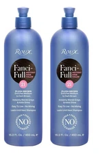 2 Roux Fanci Full Instant Hair Color Rinse Plush Brown 21 Med-Dark Brown 15.2oz