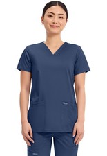 Cherokee Workwear Scrubs V Neck Top WW620 NAV Navy Free Shipping