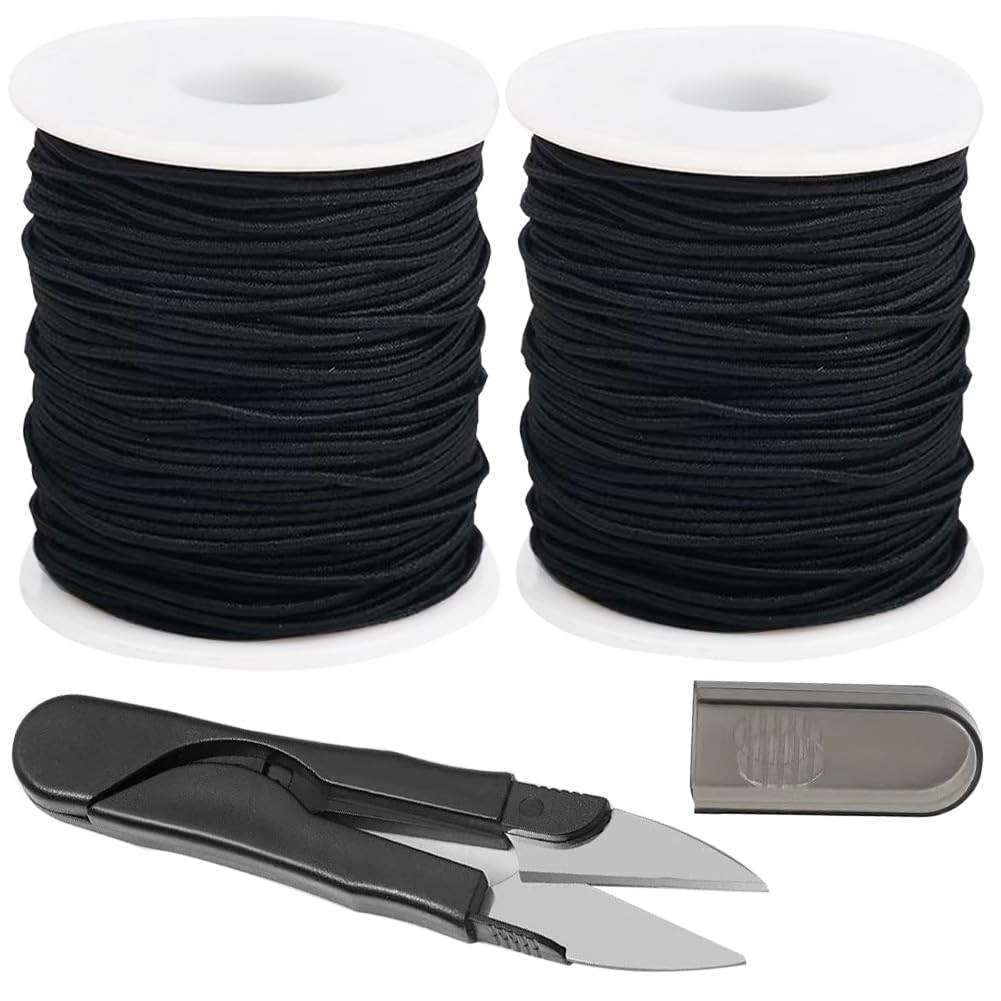 1mm Stretchy Bracelet String 328FT Elastic String Cord for Bracelet Making