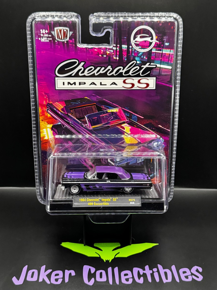 M2 Machines 1964 Chevrolet Impala SS 409 Convertible Black