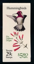 UNITED STATES (US) 2646 MINT NH BOOKLET 29c HUMMINGBIRDS