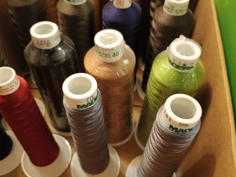 100+ Cones Madeira #40 Weight Rayon Thread, Most Used, Must See - Image 4 of 4