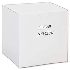 Hubbell SFFLCSBW Optichannel Keystone Adapter Lc Flush Mount Zirconia Ceramic