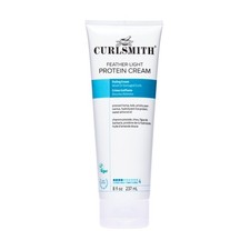 CURLSMITH Feather Light Protein Cream - Flexible 8 Fl Oz Pack of 1 , White