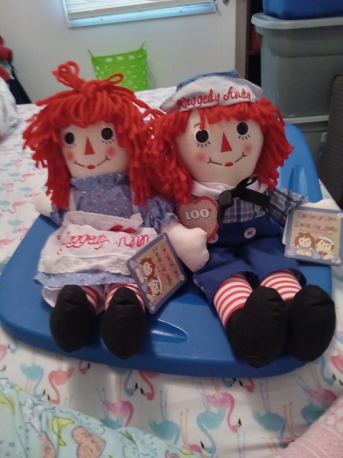 Aurora World Raggedy Ann & Andy Classic Doll 16" Hasbro 100t