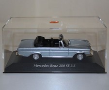 Modellauto Mercedes-Benz 280SE 3.5 Cabriolet 1:43 Auto-Modell 1970 Typ W111 Blau
