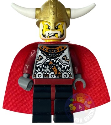 LEGO Wikinger Wikinger Krieger 5b Minifigur vik011 7019 2005 Festung Fafnir