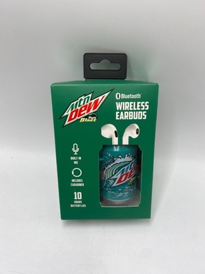 Mountain Dew Bluetooth Wireless Earbuds USA Exclusive