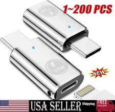 35W USB-C Male to iOS Female Adapter lanyard For iPhone 16 Pro Max 15 Plus lot