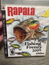 Rapala Fishing Frenzy 2009 PlayStation 3 PS3 Complete Tested Bass Fishing Game