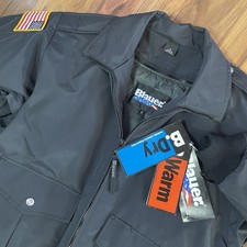 NWT Blauer 6110 B.Dry B.Warm FD Lightweight Nylon Bomber Jacket Men  s M - Black