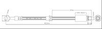 Bremsschlauch Motaquip VBJ647 FüR Opel Vectra Z02 CC Caravan Signum Z03 F35 F68