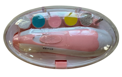 #ad Electric Manicure Set AA Battery Operated Low Noise 2 Speed $12.97