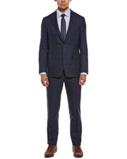 Canali 2Pc Wool Suit Men's Blue 50