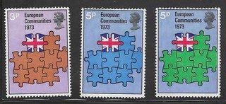 GB 1973 Entry into EEC Stamps