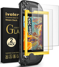 2-Pack Anti-Glare Etched Screen Protector for Steam Deck 7.0''/Steam Deck OLED 7