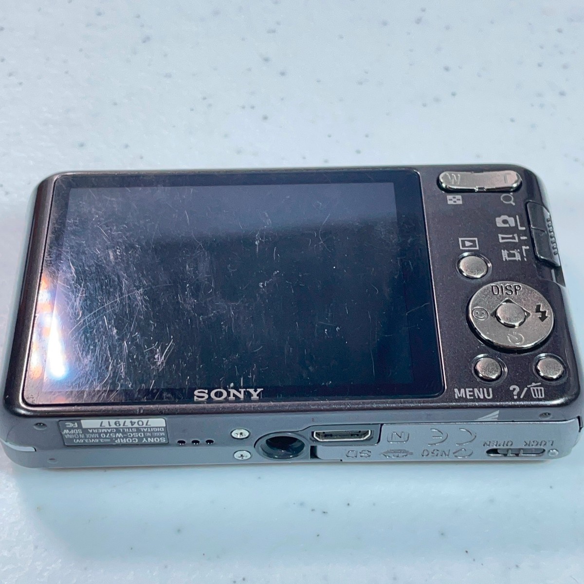 Sony Cyber-shot DSC-W570 16.1MP Digital Camera - Silver, English