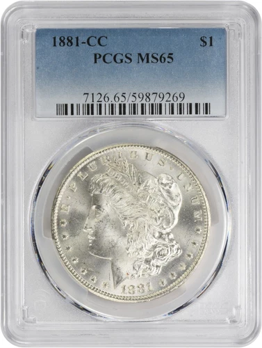 1881-CC Morgan Silver Dollar MS65 PCGS