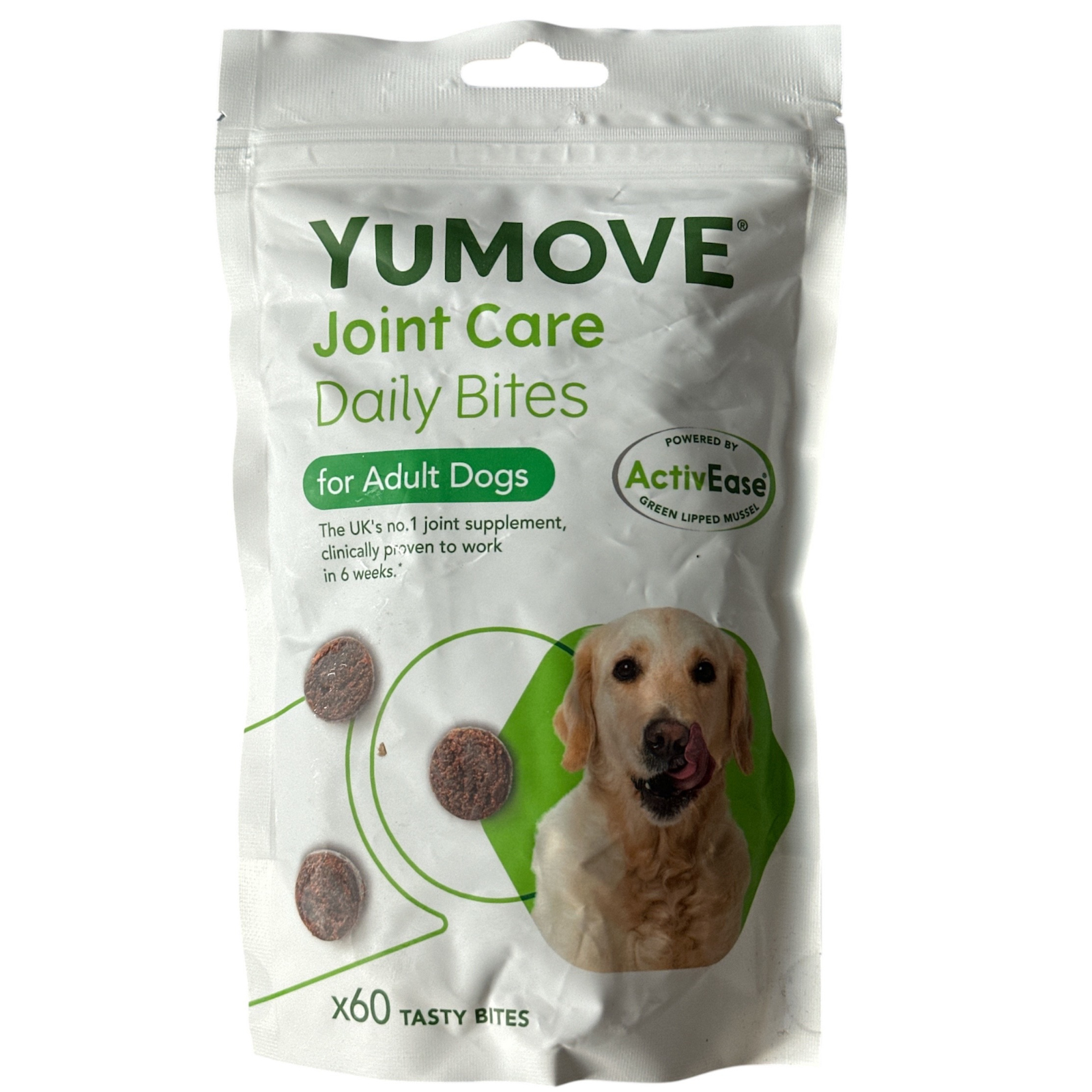 YuMOVE Joint Supplement for Adult Dogs, 60  tasty Bites for Joint Care