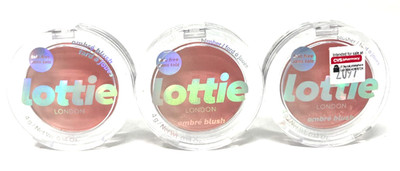 (3) Lottie Ombre Blush 0.14 oz Each Sealed EXPOSED