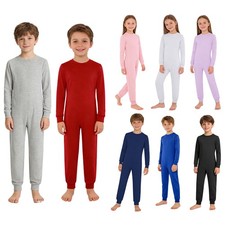 Kids Special Needs Adaptive Anti-Strip Romper Zip Back Jumpsuits Solid Overalls