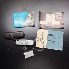 Minox B Subminiature Camera with Case And Manuals. Works. Really Good Condition