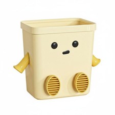 Compact Mini Trash Bin for Desk Cute Cartoon Desktop Waste Container Storage