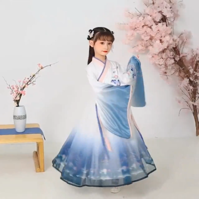 Girl Traditional Chinese Dress Ancient Retro Costume Hanfu Kimono Tang  Dynasty | eBay