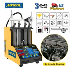 Ultrasonic Gasoline Fuel Injector Cleaner Tester Car Nozzle Cleaning Machine 