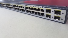 Cisco WS-C3750V2-48PS-S 48-Port PoE Gigabit Switch - Managed Layer 3 Stackable