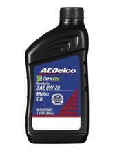 8 Quarts ACDelco GM OE FULL SYNTHETIC SAE 0W-20 GEN 3 Dexos1 Motor Oil 19432347 77.54 per gallon