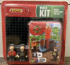 BLOKKO Build Kit - Fire Dept. (Anker Play building blocks toy w/ minifigures)
