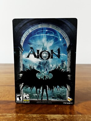 AION DVD-ROM 2-Disc PC Metal Case Steelbook Edition 2009 Game Complete TESTED