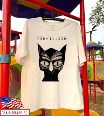 MF Doom - Madvillain Cat Funny Gift For Fan Sand S to 5XL T-shirt
