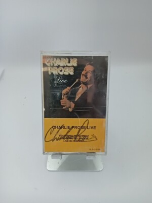 Charlie Prose Live 1982 Cassette Tape Autographed 